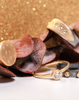 Shine On Diamond Ring - 18ky Gold + VS Reclaimed Diamonds 4mm