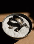 Classic Aspen Cuff - 18k gold, Oxidized Silver + Reclaimed Diamonds