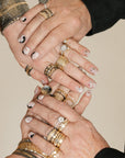 Aspen Wedding Band - 18ky Gold, 18kpw Gold + VS Diamonds - KMJ Kate Maller Jewelry Jewelry - Bridal
