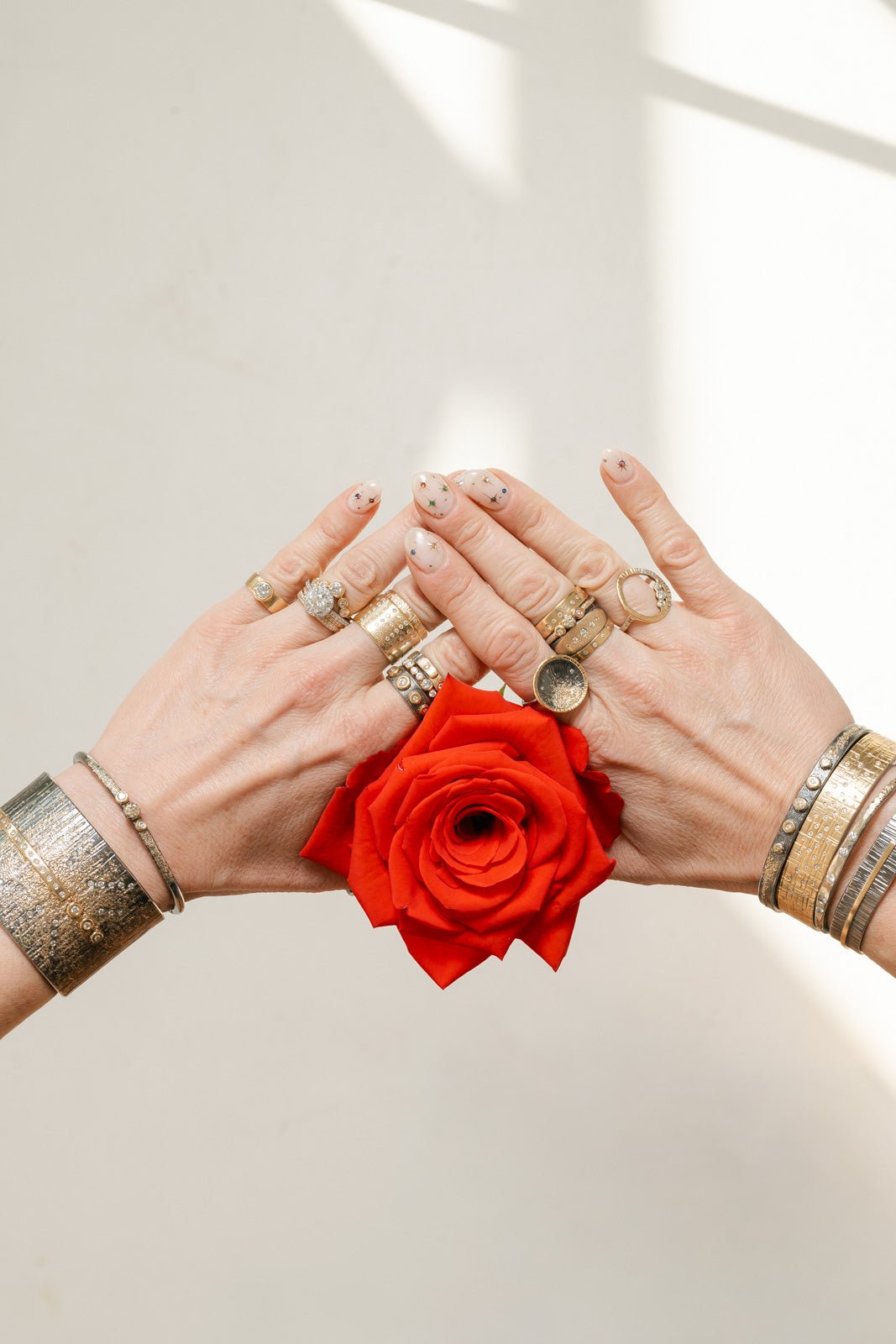 Queen Bee Shadow Band - 18ky Gold + VS Reclaimed Diamonds - KMJ Kate Maller Jewelry Jewelry - Bridal