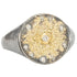 Starburst Signet - 22ky, 18ky, Oxidized Silver + VS Diamonds - KMJ Kate Maller Jewelry Jewelry - Rings