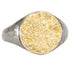 Classic KMJ Dusted Signet - 22ky + Oxidized Silver - KMJ Kate Maller Jewelry Jewelry - Rings