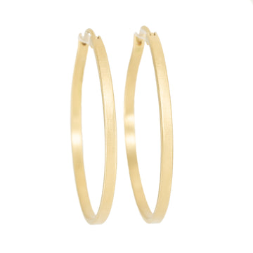 Fav Gold Hoops - 18ky Gold
