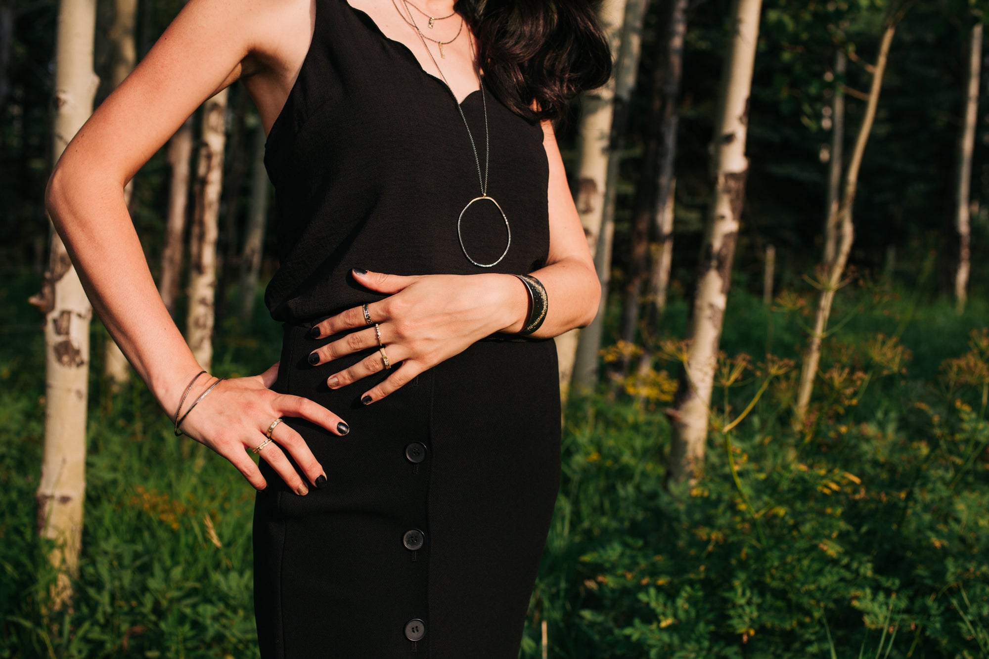 Long Turning Aspen Necklace
