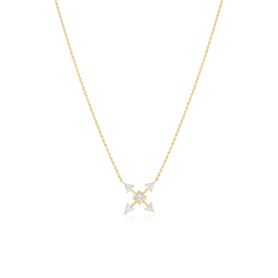 Dainty Pure Energy Necklace - 18k Gold + Diamonds