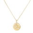 Golden Disc Necklace - 18k gold + Reclaimed Diamonds - KMJ Kate Maller Jewelry Jewelry - Necklaces