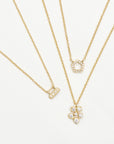 Mini Floating Stardust Necklace - 18k Yellow Gold