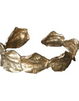 Petal Cuff - Brass - KMJ Emilie Shapiro Jewelry - Bracelet