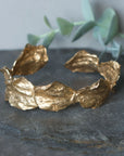 Petal Cuff - Brass - KMJ Emilie Shapiro Jewelry - Bracelet