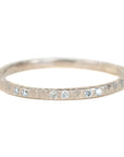 Aspen Wedding Stackers with Diamonds - 18ky Gold, 14kpw Gold + VS Diamonds