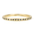 Eternity Diamond Band - 18k Gold, 14kpw Gold + VS Diamonds + Black Diamonds - KMJ Kate Maller Jewelry Jewelry - Bridal