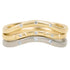 Crown Shadow Band -18ky Gold, 14kpw + VS Diamonds - KMJ Kate Maller Jewelry Jewelry - Bridal