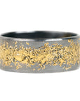 Warrior Band - 22ky Gold + Oxidized Argentium Silver