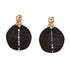 Black Orbit Bronze Earrings - KMJ Julie Cohn Design Jewelry - Earrings