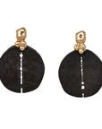 Black Orbit Bronze Earrings