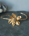 Starflower Cuff - Brass + Labradorite - KMJ Emilie Shapiro Jewelry - Bracelet