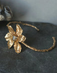 Starflower Cuff - Brass + Labradorite - KMJ Emilie Shapiro Jewelry - Bracelet