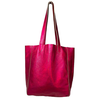 Tallula Tote in Hologram Fuchsia