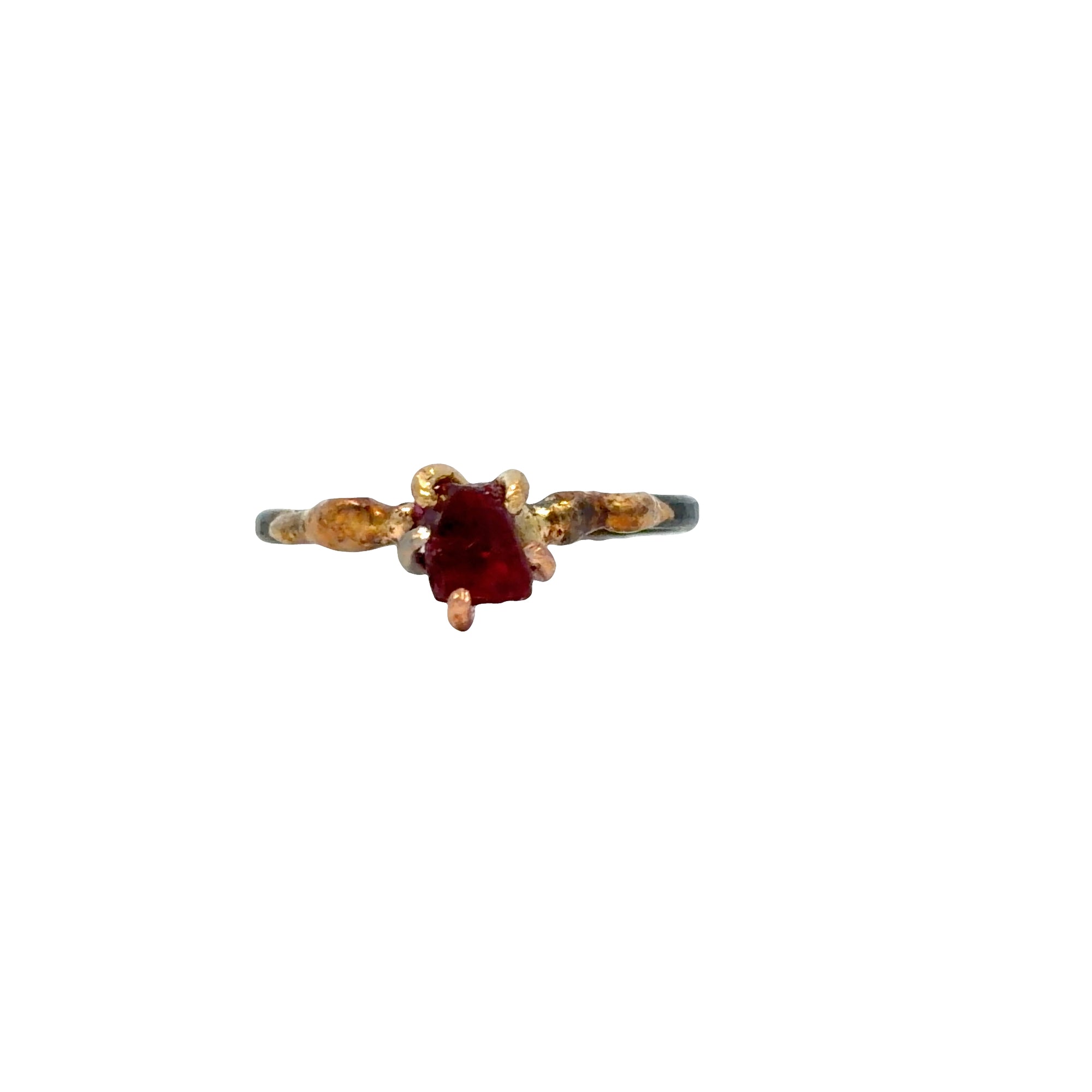 Sol Burst Ring - 22k/18k Gold + Reclaimed Diamonds