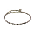 Eternal Serpent Bangle - Sterling Silver