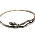 Eternal Serpent Bangle - Sterling Silver