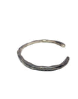Black Diamond Molten Cuff - Oxidized Silver + Black Diamonds