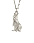 White Rabbit Necklace - Sterling Silver