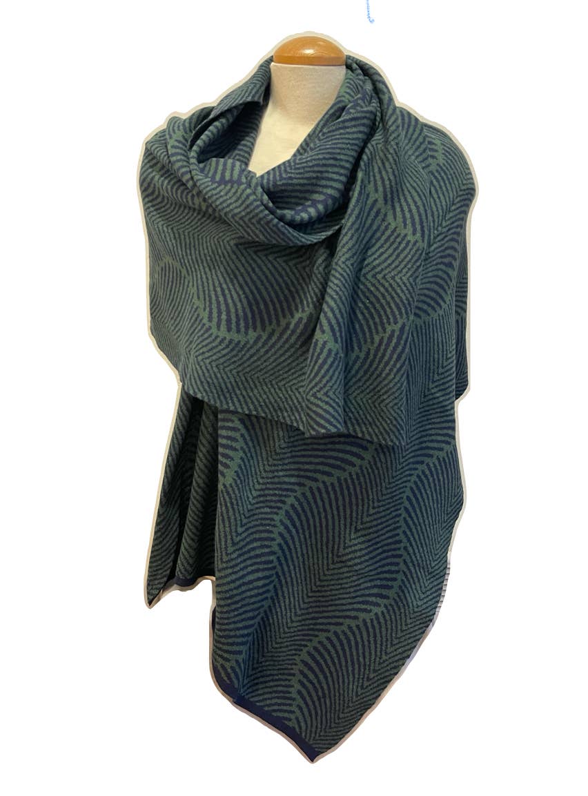 Forest Fern Wrap: Marble + Cream