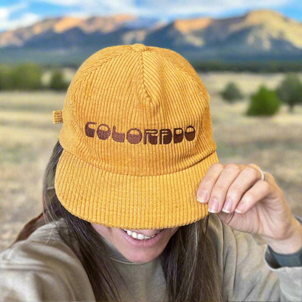 ColoRAD Corduroy Hat: Mustard Yellow