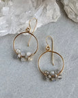 Truly Earrings Small - 14k Gold-Fill + Labradorite