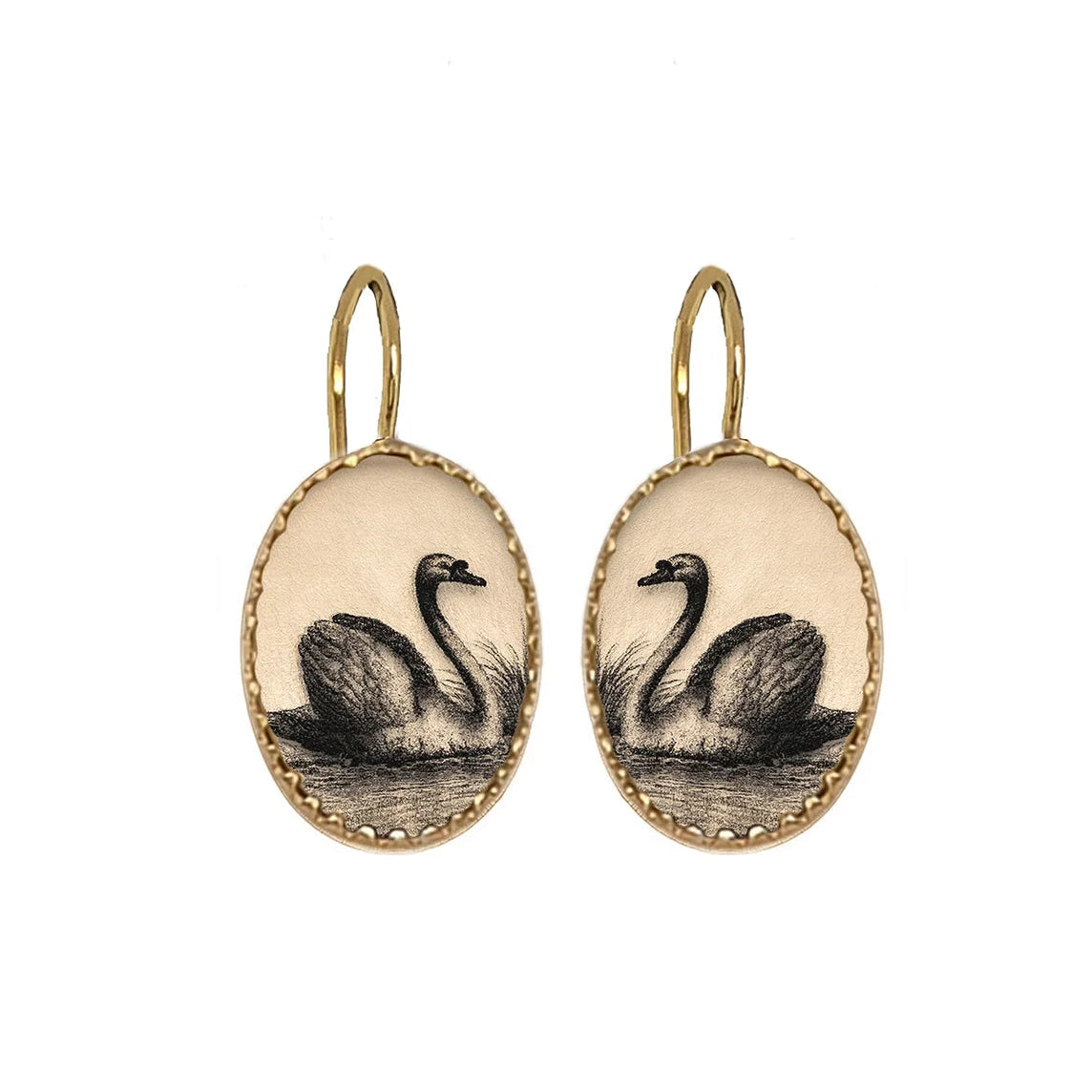 The Maxi Victoria Earhangers - Swan