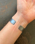Captured Boulder Opal Cuff - Oxidized Sterling Silver + 18k Gold