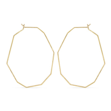 Gemma Hoops -  14k Gold-Fill