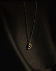 Crescent Necklace - 14k Gold-Fill, Sterling Silver + Moonstone