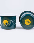 Mountain Views Enamel Camp Mug