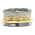 Dusted Spinner Ring 18k/22k, Oxidized Silver - KMJ Kate Maller Jewelry Jewelry - Rings
