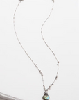 Swarm Necklace - Sterling Silver + Labradorite