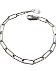 Paper Clip Bracelet - Sterling Silver (6mm)