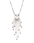 Matchsticks Necklace - Sterling Silver + Moonstone