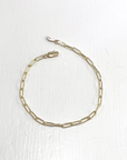 Paper Clip Bracelet - 14K Gold-Fill (4mm)