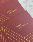 Abstract Happy Holidays Card