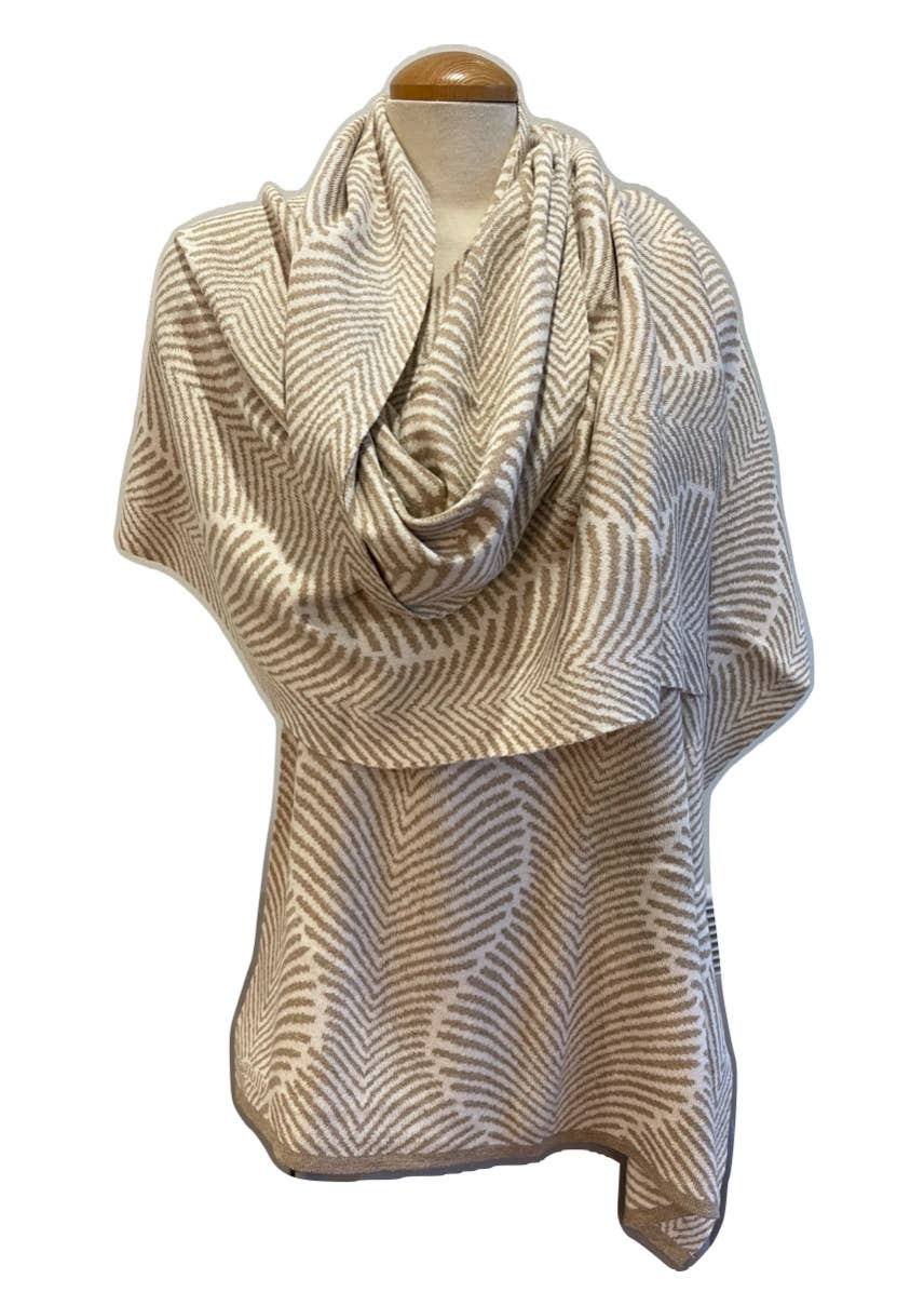 Forest Fern Wrap: Lavender + Pebble
