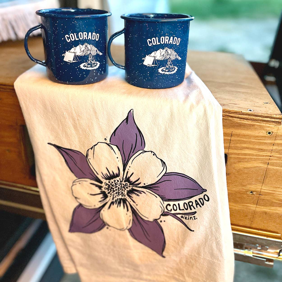 Colorado Campsite Enamel Mug