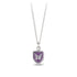 Ever Changing Appreciation Talisman - Mystic Violet + Bright Sterling Silver - KMJ Pyrrha Jewelry - Necklace