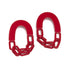 Links with Links Earrings - Red - KMJ Ashley Buchanan Jewelry - Earrings