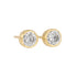 Radiance Diamond Studs - 18k Gold, Oxidized Silver + Reclaimed Diamonds - KMJ Kate Maller Jewelry Jewelry - Earrings