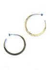 Gaia Hoops | Large - Brass