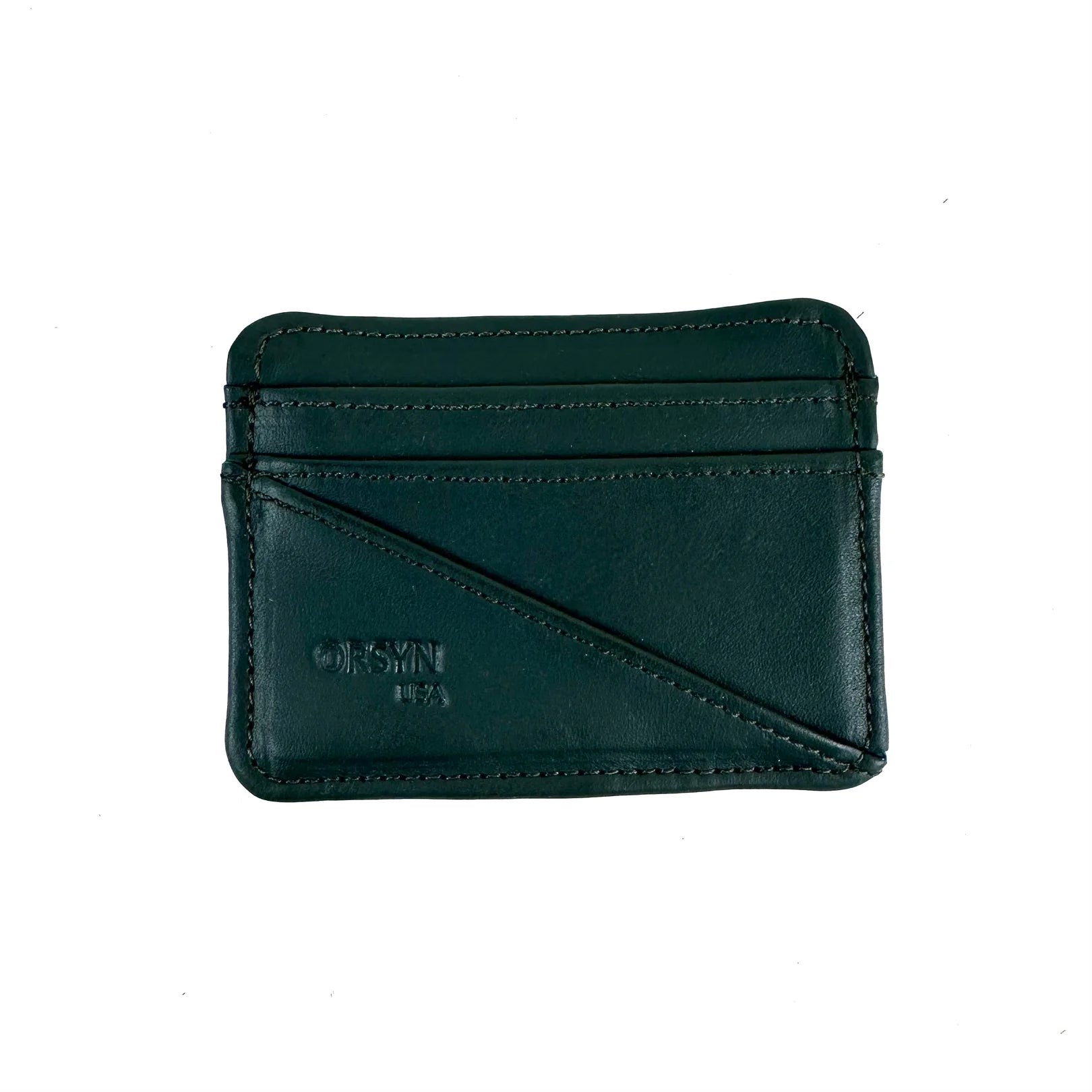 Yosemite Card Case - Smooth Leather, Forest Green