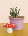 Mini Ceramic Mushroom Sculpture