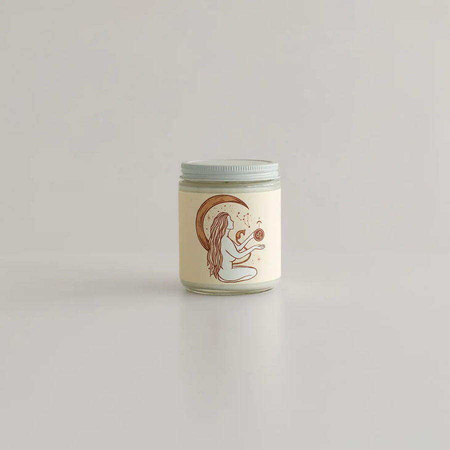 Leo Astrology Candle